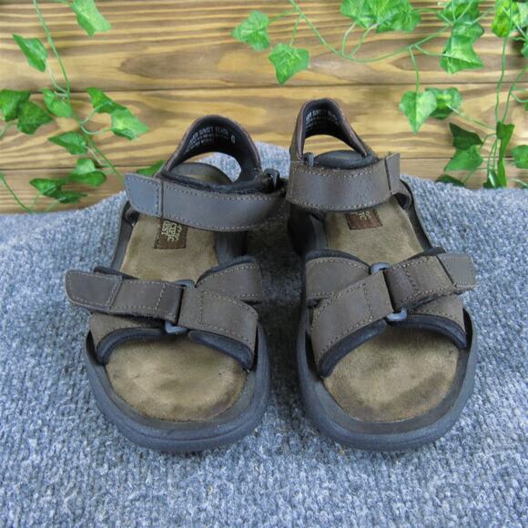 Pacific Crest Women's Sunset Beach Ankle Strap Brown Leather 6 Medium Used 2025‎ - Picture 2 of 7